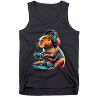 Capybara Funny Video Games Capybara Tank Top