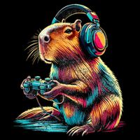 Capybara Funny Video Games Capybara Crop Top