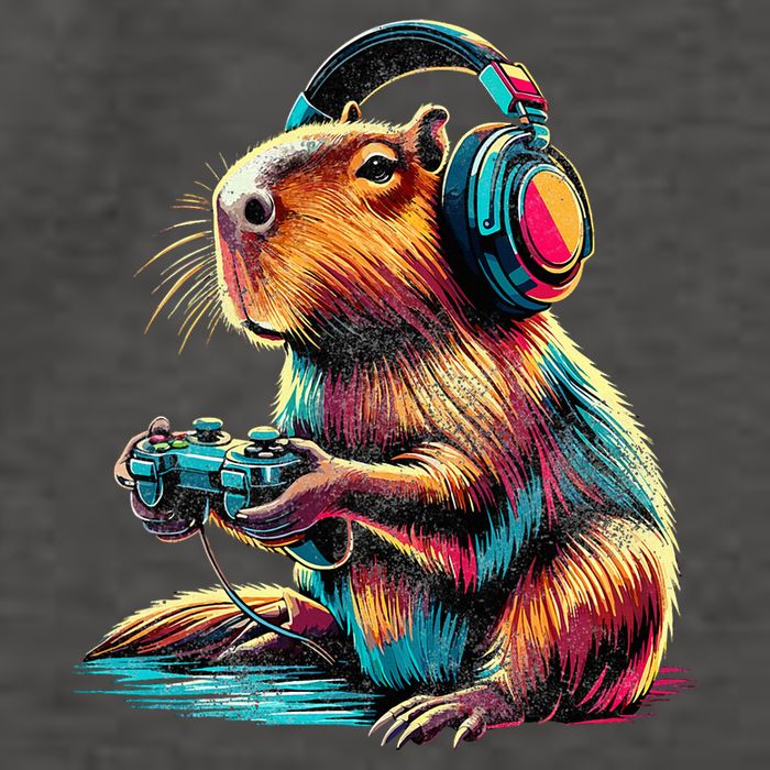 Capybara Funny Video Games Capybara Vector Backpack