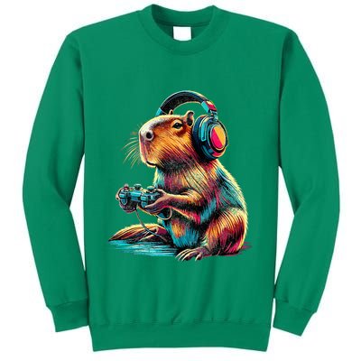 Capybara Funny Video Games Capybara Sweatshirt