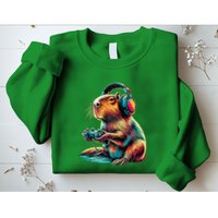 Capybara Funny Video Games Capybara Sweatshirt