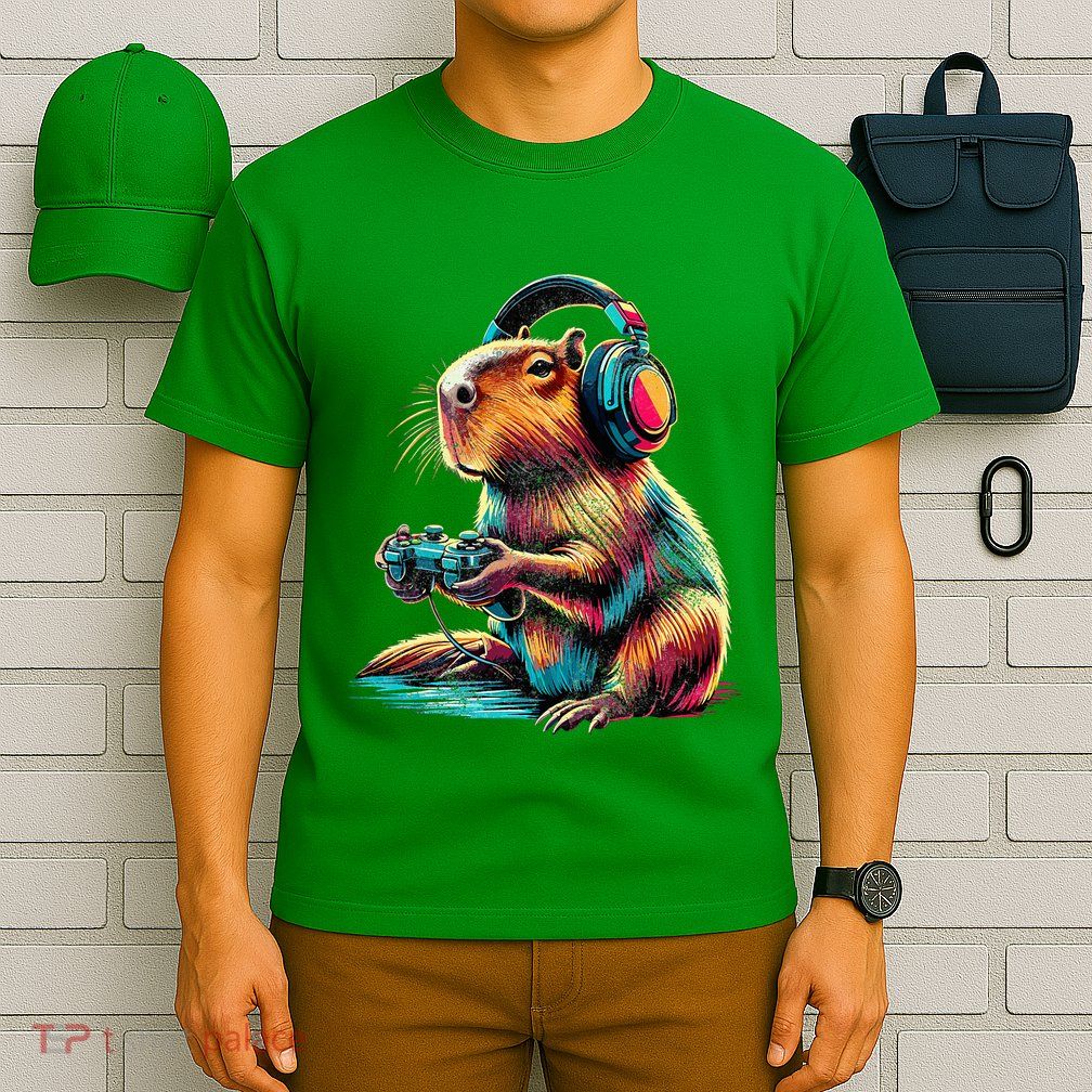 Capybara Funny Video Games Capybara T-Shirt