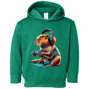 Capybara Funny Video Games Capybara Toddler Hoodie