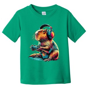 Capybara Funny Video Games Capybara Toddler T-Shirt