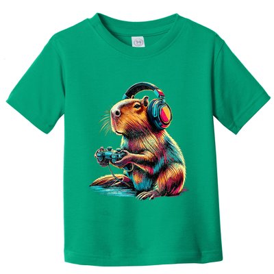 Capybara Funny Video Games Capybara Toddler T-Shirt