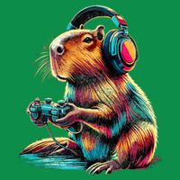 Capybara Funny Video Games Capybara Toddler T-Shirt
