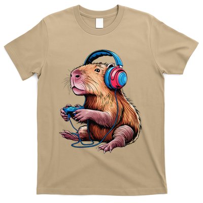 Capybara Funny Video Games Capybara Gamer T-Shirt