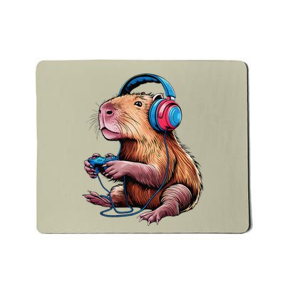 Capybara Funny Video Games Capybara Gamer Mousepad