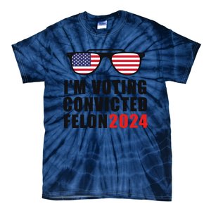 Convicted Felon Voting 2024 Graphic Tie-Dye T-Shirt