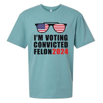 Convicted Felon Voting 2024 Graphic Sueded Cloud Jersey T-Shirt