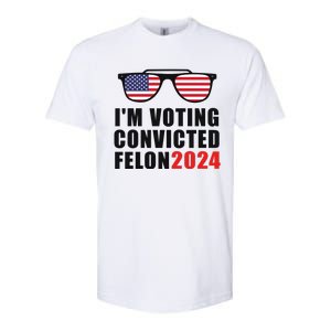 Convicted Felon Voting 2024 Graphic Softstyle CVC T-Shirt