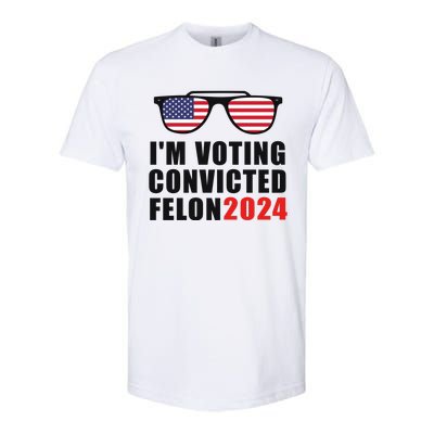 Convicted Felon Voting 2024 Graphic Softstyle CVC T-Shirt