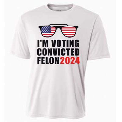 Convicted Felon Voting 2024 Graphic Cooling Performance Crew T-Shirt