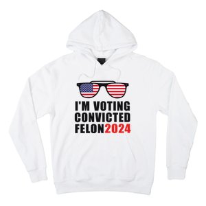 Convicted Felon Voting 2024 Graphic Hoodie