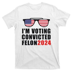 Convicted Felon Voting 2024 Graphic T-Shirt