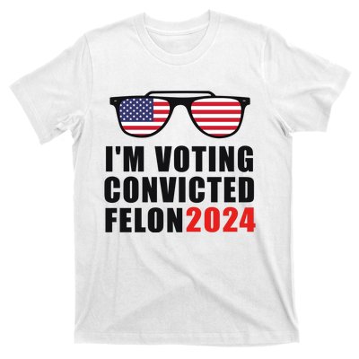 Convicted Felon Voting 2024 Graphic T-Shirt