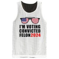 Convicted Felon Voting 2024 Graphic Mesh Reversible Basketball Jersey Tank