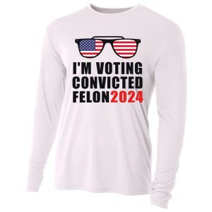 Convicted Felon Voting 2024 Graphic Cooling Performance Long Sleeve Crew