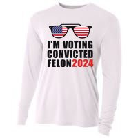 Convicted Felon Voting 2024 Graphic Cooling Performance Long Sleeve Crew