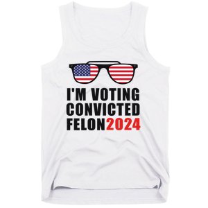 Convicted Felon Voting 2024 Graphic Tank Top