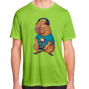 Capybara Funny Video Games Capybara Great Gift Adult ChromaSoft Performance T-Shirt