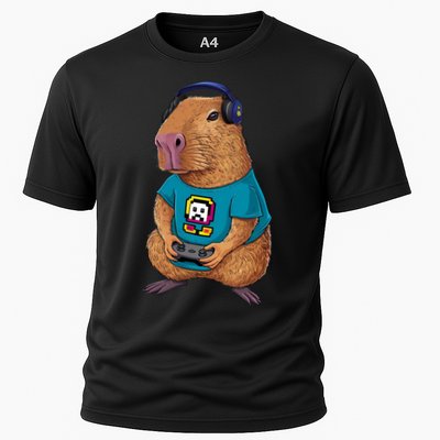 Capybara Funny Video Games Capybara Great Gift Performance Shirt