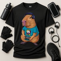 Capybara Funny Video Games Capybara Great Gift Performance Shirt
