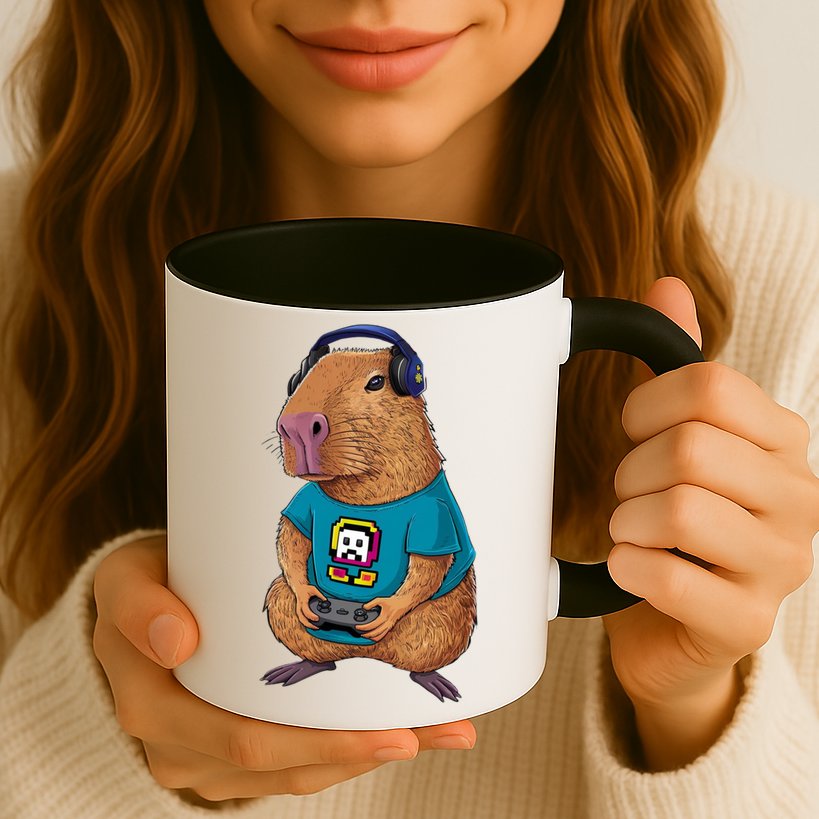 Capybara Funny Video Games Capybara Great Gift Mug
