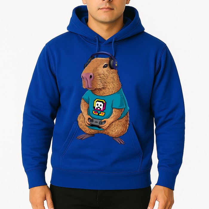 Capybara Funny Video Games Capybara Great Gift Hoodie