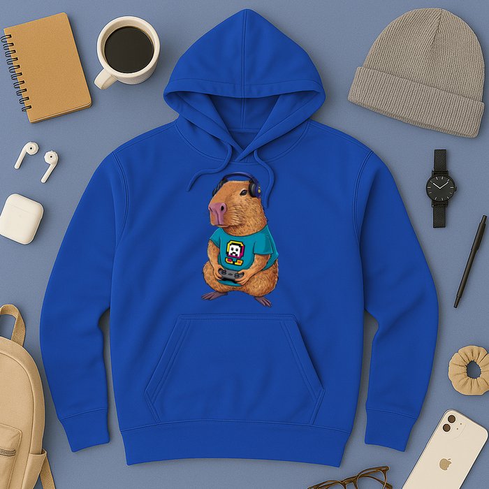 Capybara Funny Video Games Capybara Great Gift Hoodie