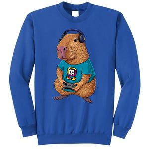 Capybara Funny Video Games Capybara Great Gift Sweatshirt