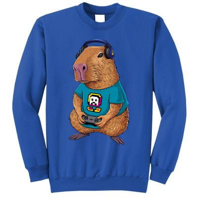 Capybara Funny Video Games Capybara Great Gift Sweatshirt
