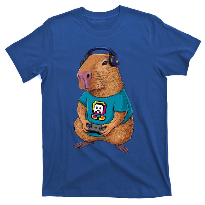 Capybara Funny Video Games Capybara Great Gift T-Shirt