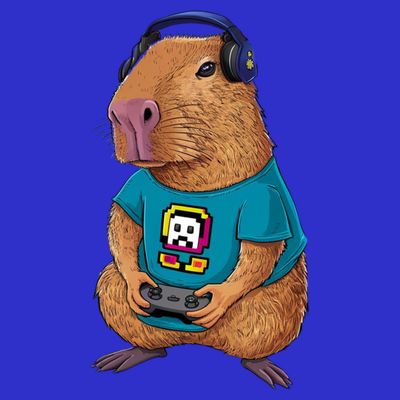 Capybara Funny Video Games Capybara Great Gift T-Shirt