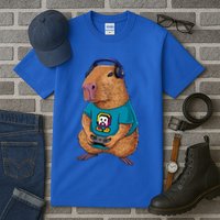 Capybara Funny Video Games Capybara Great Gift Tall T-Shirt