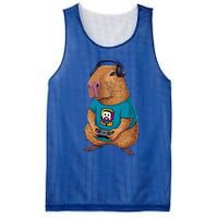 Capybara Funny Video Games Capybara Great Gift Mesh Reversible Basketball Jersey Tank