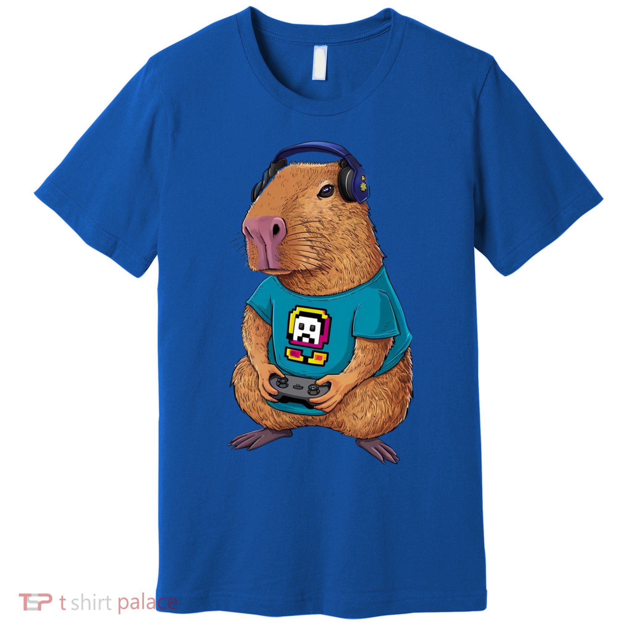 Capybara Funny Video Games Capybara Great Gift Premium T-Shirt