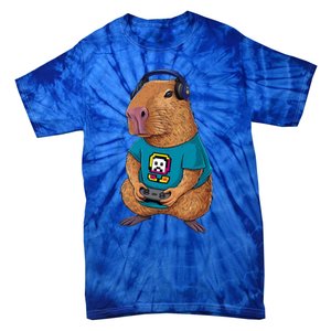 Capybara Funny Video Games Capybara Great Gift Tie-Dye T-Shirt