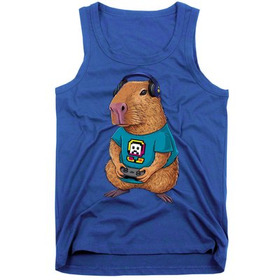 Capybara Funny Video Games Capybara Great Gift Tank Top