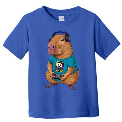Capybara Funny Video Games Capybara Great Gift Toddler T-Shirt