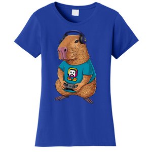 Capybara Funny Video Games Capybara Great Gift Women's T-Shirt