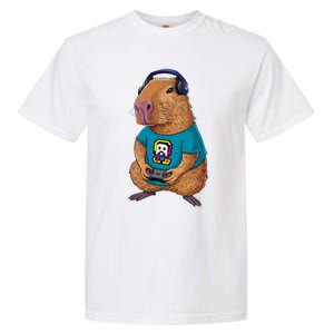 Capybara Funny Video Games Capybara Great Gift Garment-Dyed Heavyweight T-Shirt