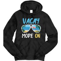 Cute Funny Vacay Mode On Summer Family Vacation Tie Dye Hoodie