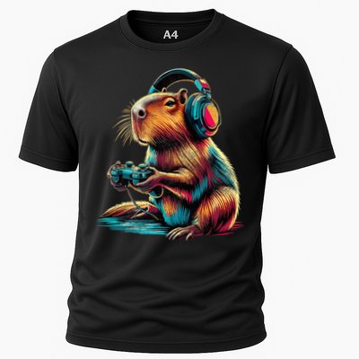 Capybara Funny Video Games Capybara Performance Shirt