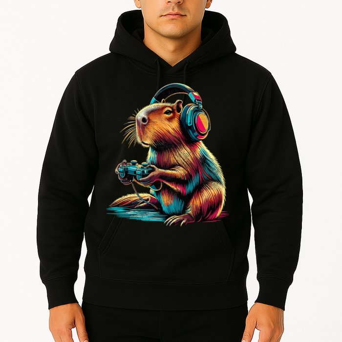 Capybara Funny Video Games Capybara Hoodie