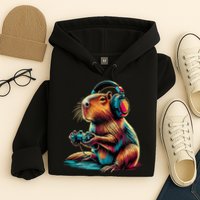 Capybara Funny Video Games Capybara Hoodie