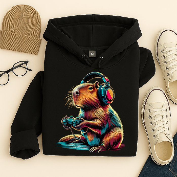 Capybara Funny Video Games Capybara Hoodie
