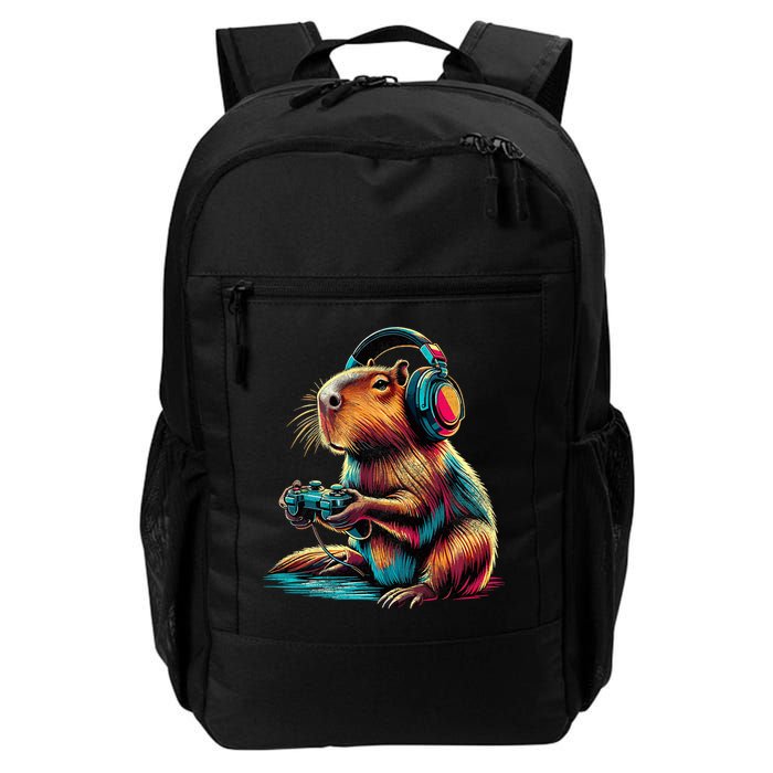 Capybara Funny Video Games Capybara Backpack