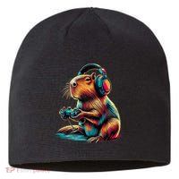 Capybara Funny Video Games Capybara Sustainable Beanie