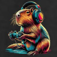Capybara Funny Video Games Capybara 25L Jumbo Tote